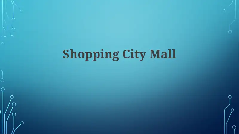 Shopping City Mall