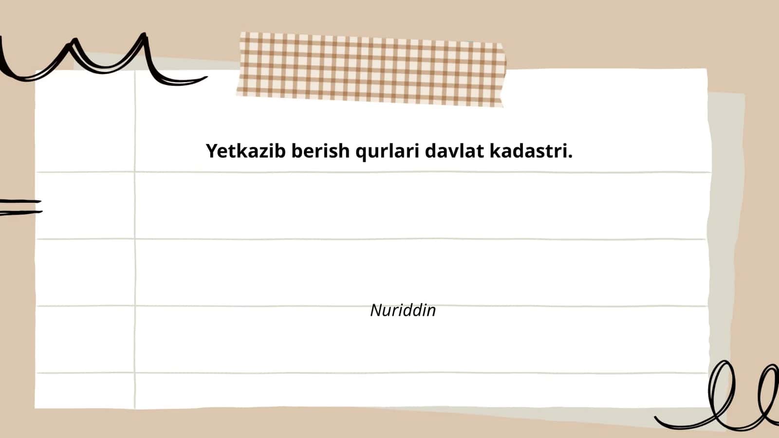 Yetkazib berish qurlari davlat kadastri
