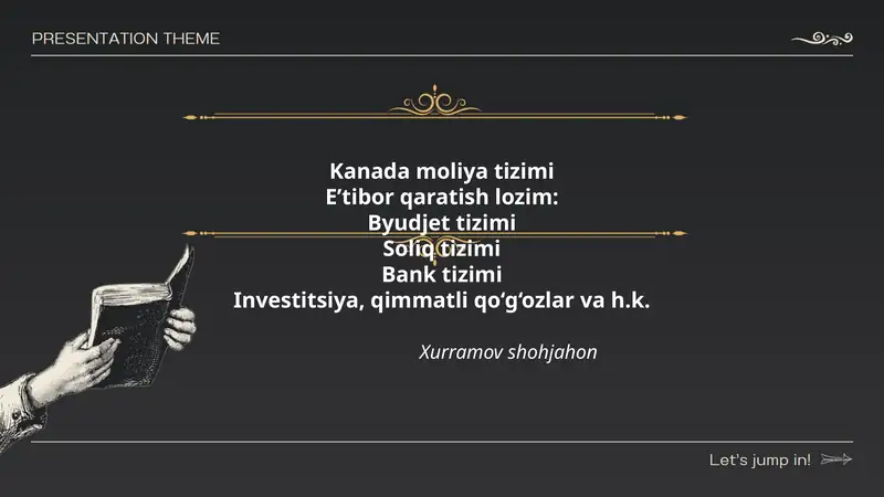 Kanada moliya tizimi