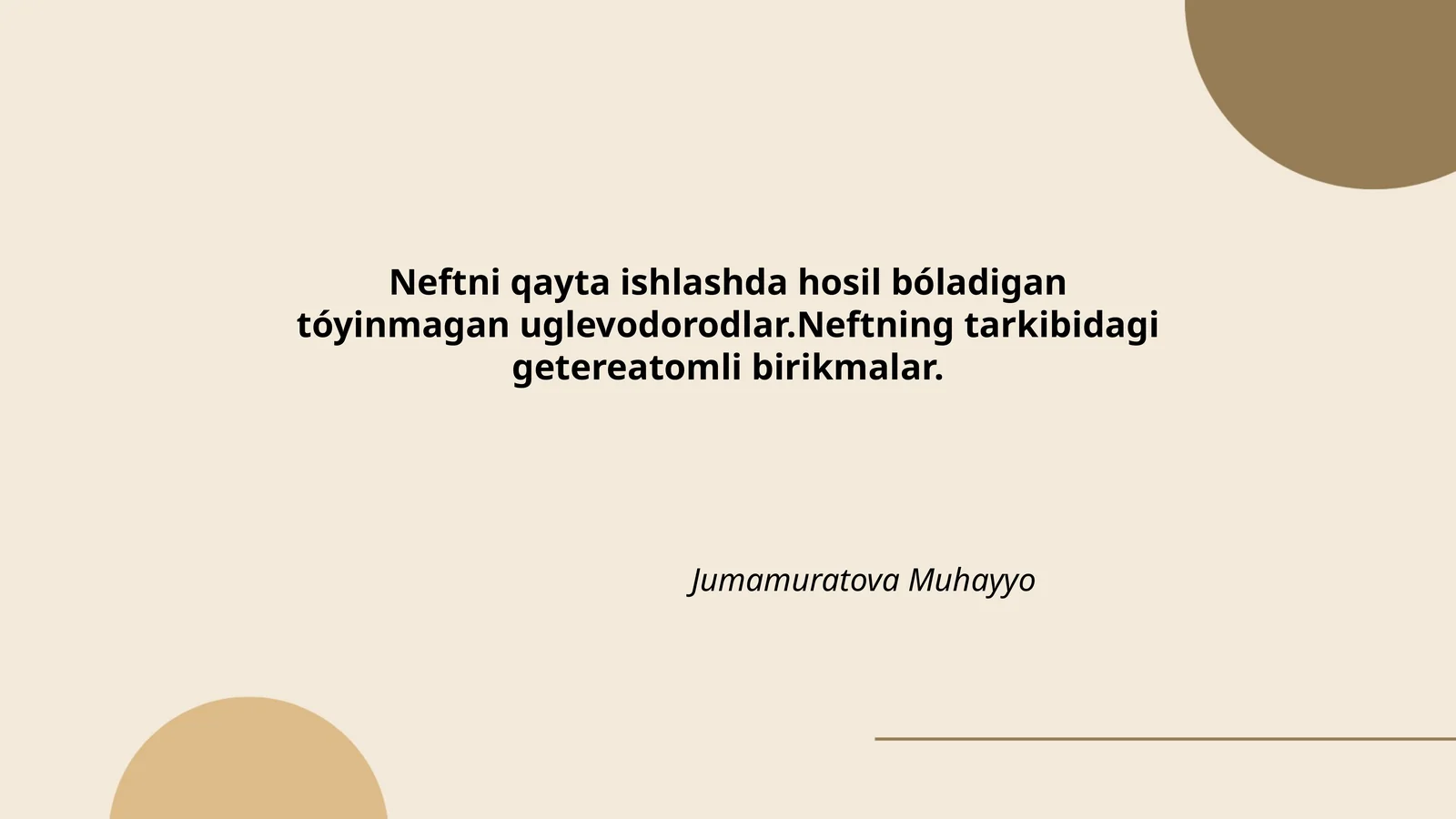 Tóyinmagan uglevodorodlar