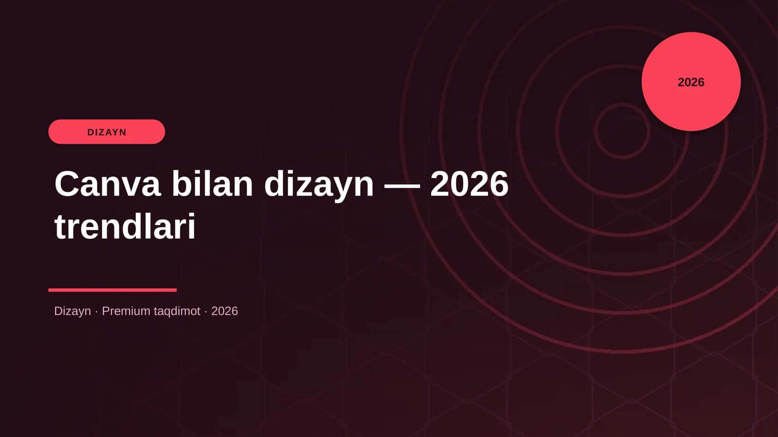 Canva bilan dizayn — 2026 trendlari