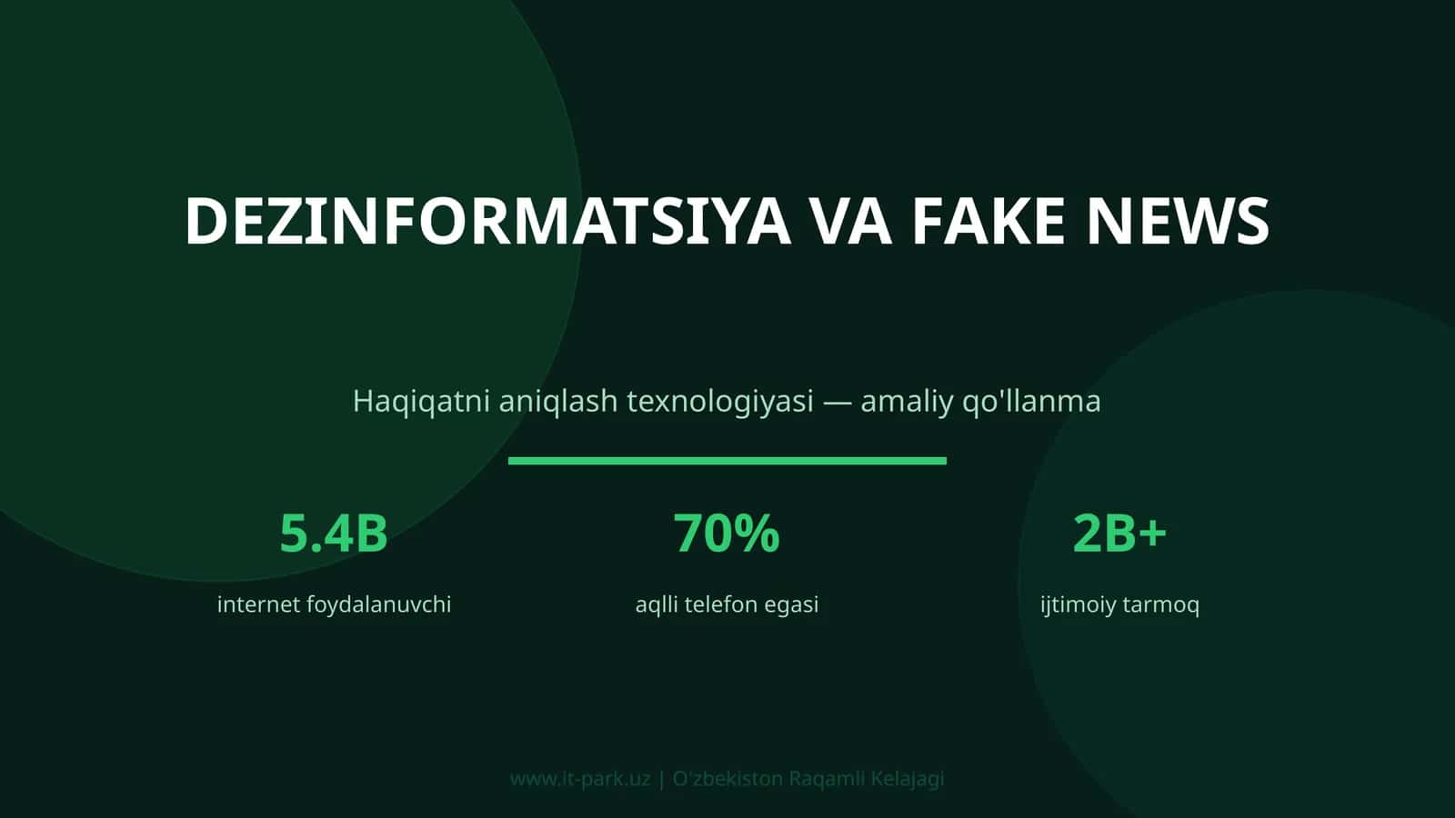 Haqiqatni aniqlash texnologiyasi — amaliy qo'llanma
