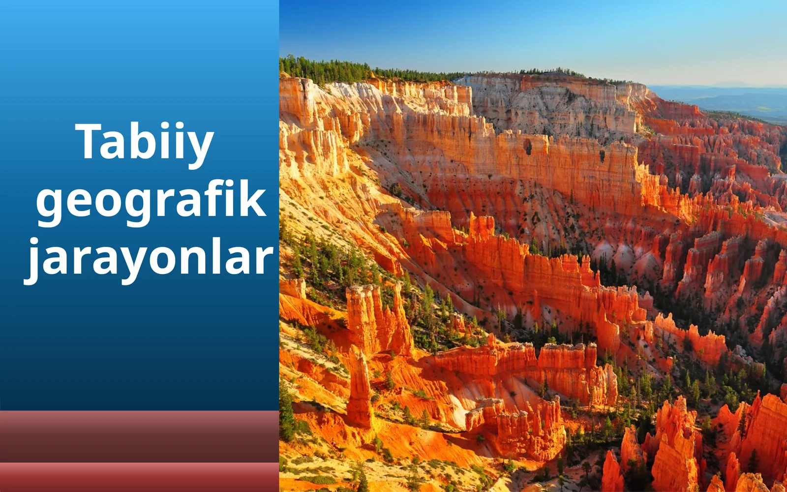Tabiiy geografik jarayonlar