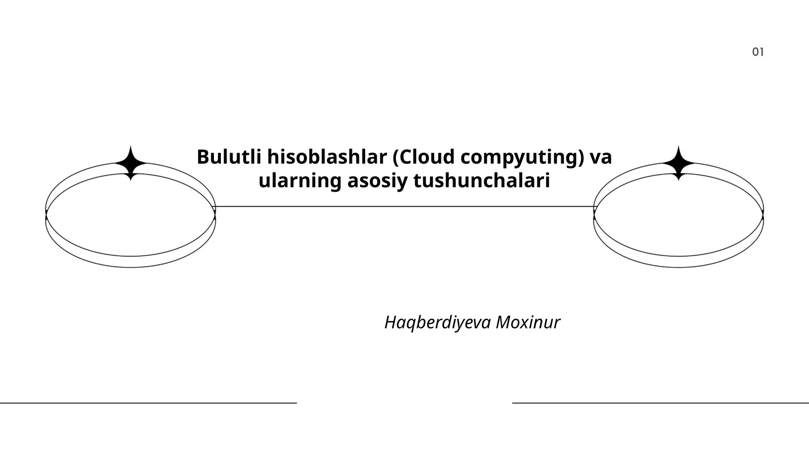 Bulutli Hisoblashlar Texnologiyalari