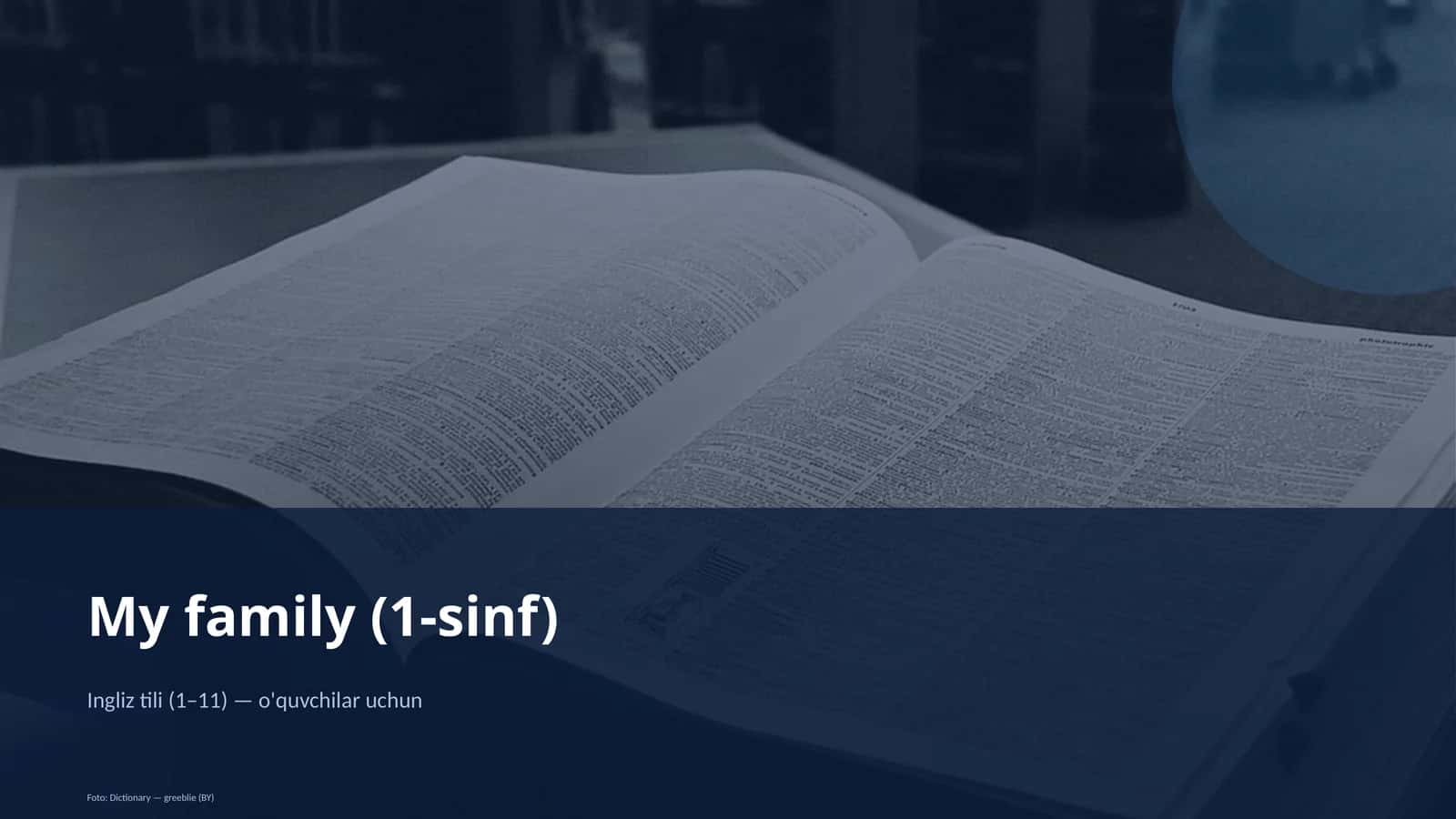 My Family (1-sinf)