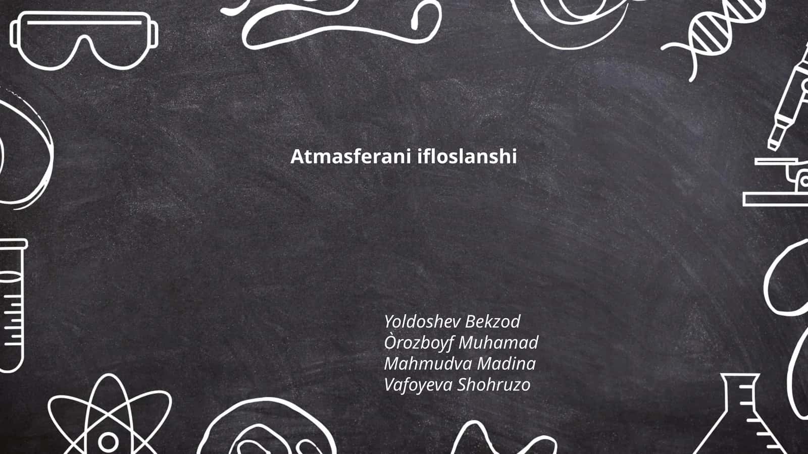 Atmosferani ifloslanish