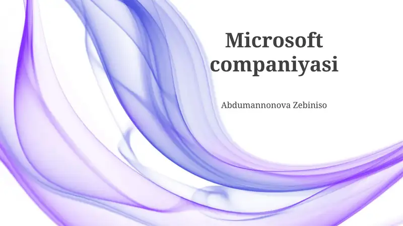 Microsoft companiyasi