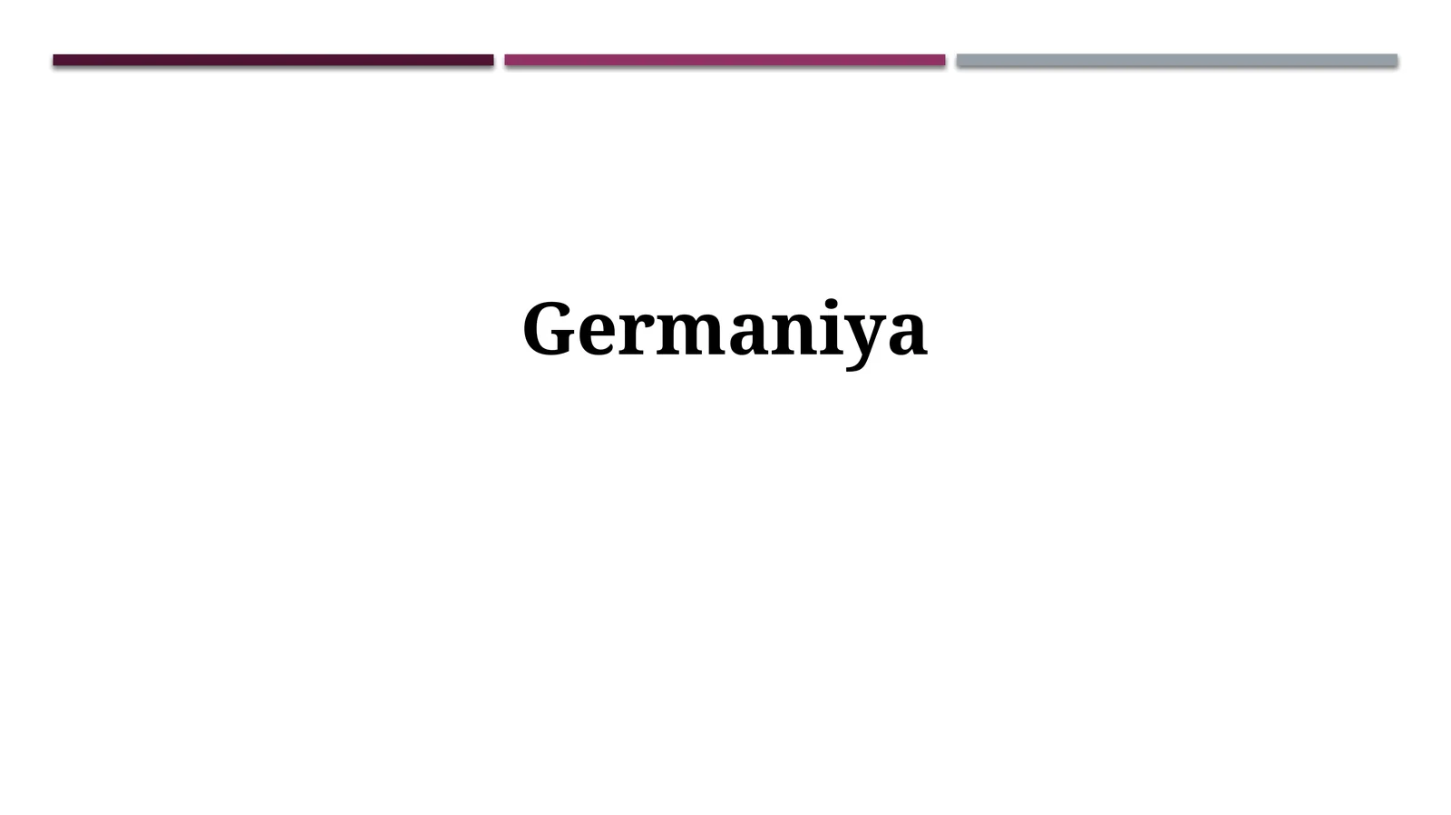 Germaniya tarixi