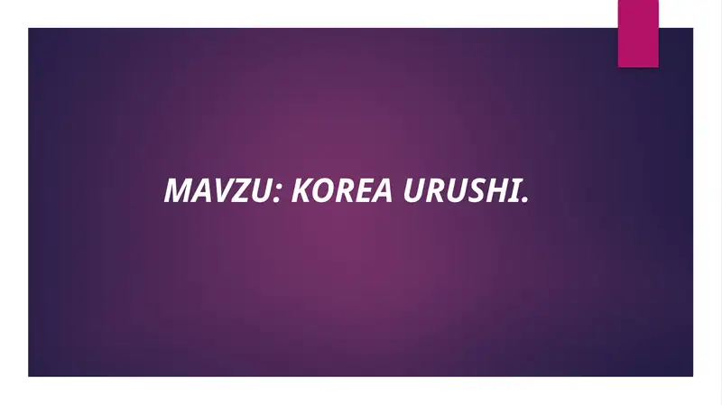 Korea urushi