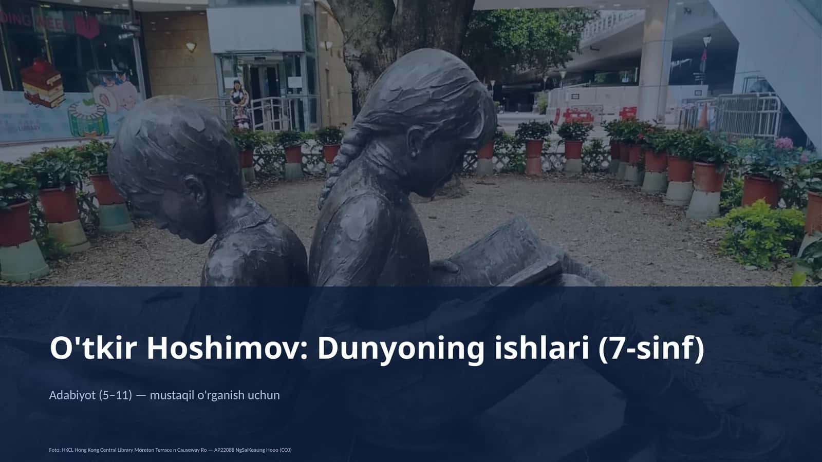 O'tkir Hoshimov: Dunyoning ishlari (7-sinf)