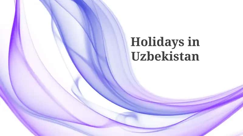 Holidays in Uzbekistan
