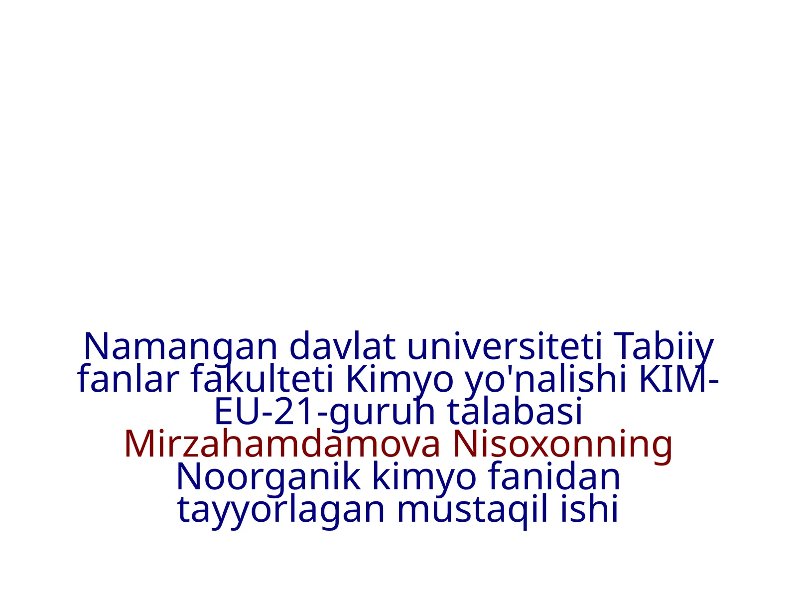 Metallarning korroziyasi va ularqa qarash usullari