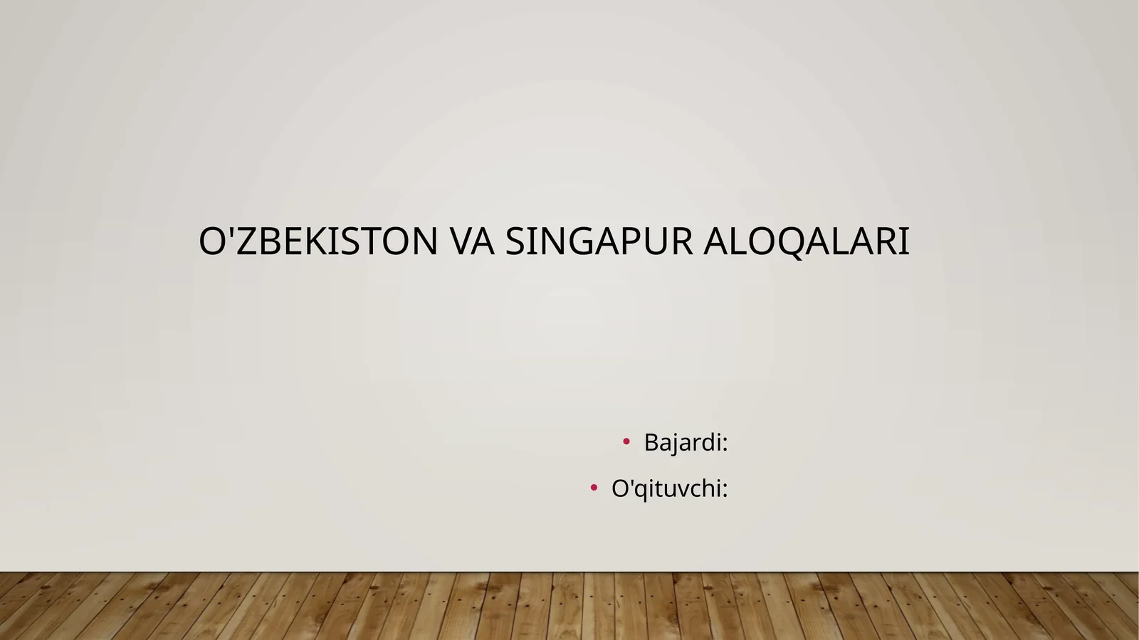 O'zbekiston va Singapur aloqalari