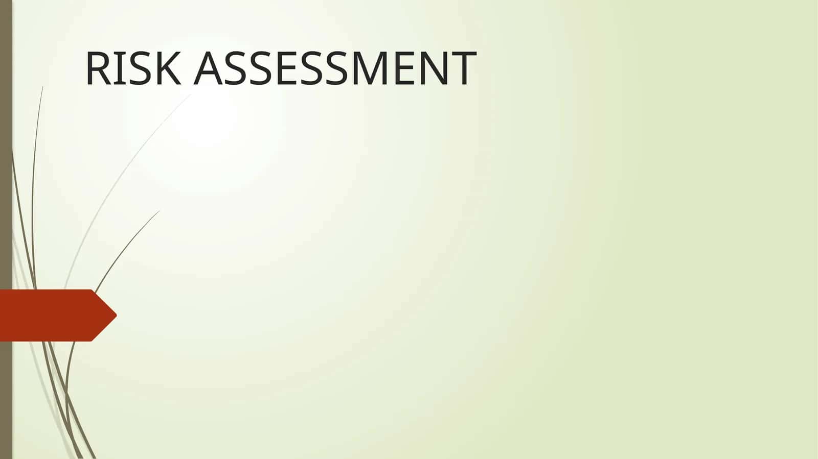 Risk Assessment