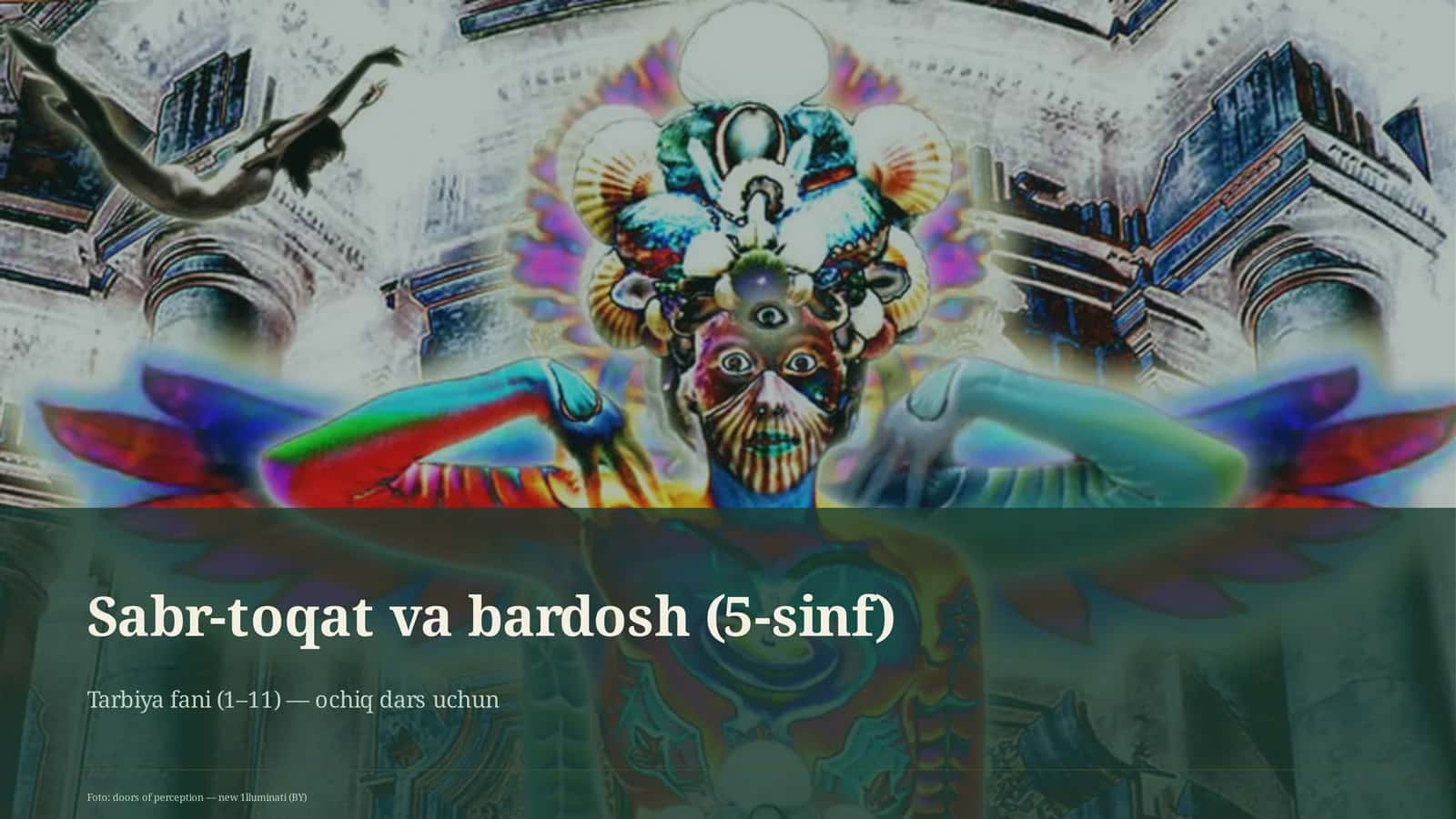 Sabr-toqat va bardosh (5-sinf)