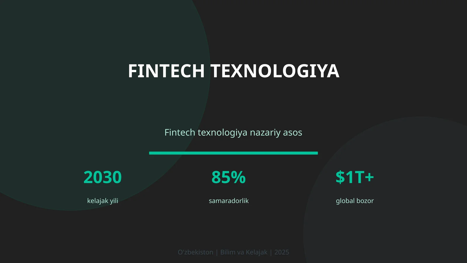 Fintech texnologiya