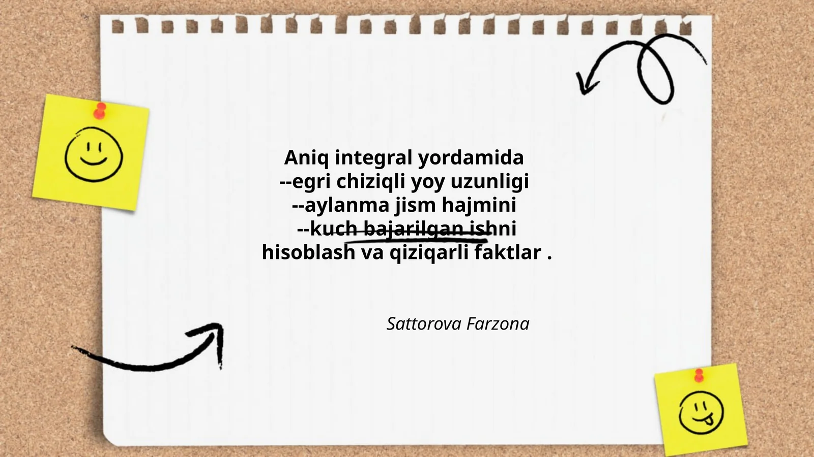 Aniq integral yordamida