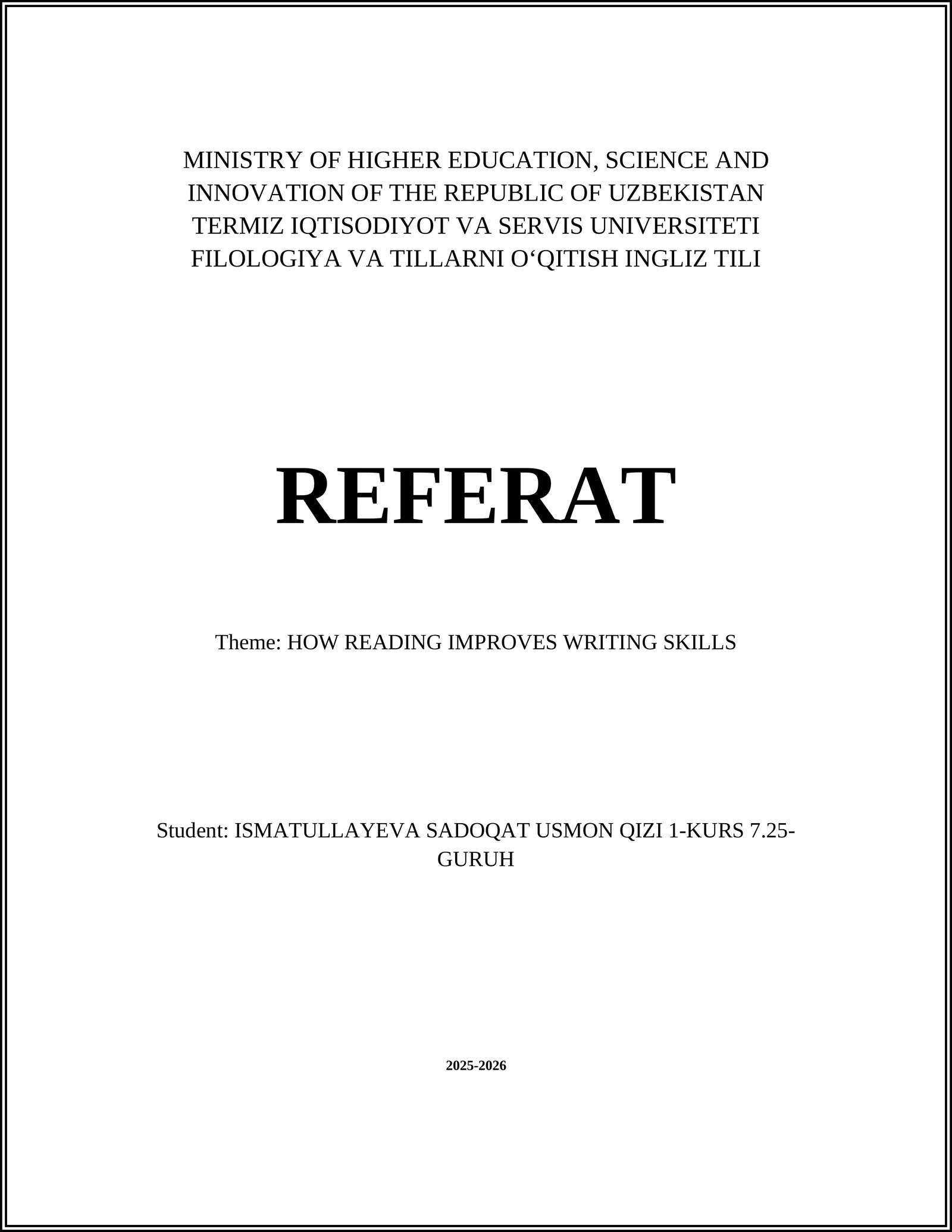 how reading improves writing skills
