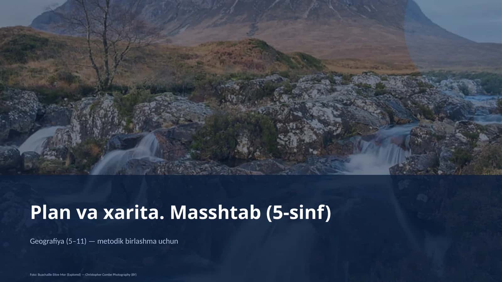 Plan va xarita. Masshtab (5-sinf)