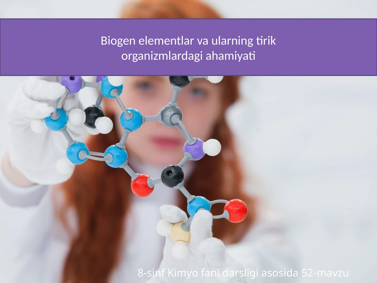 8-sinf Kimyo fani darsligi asosida 52-mavzu