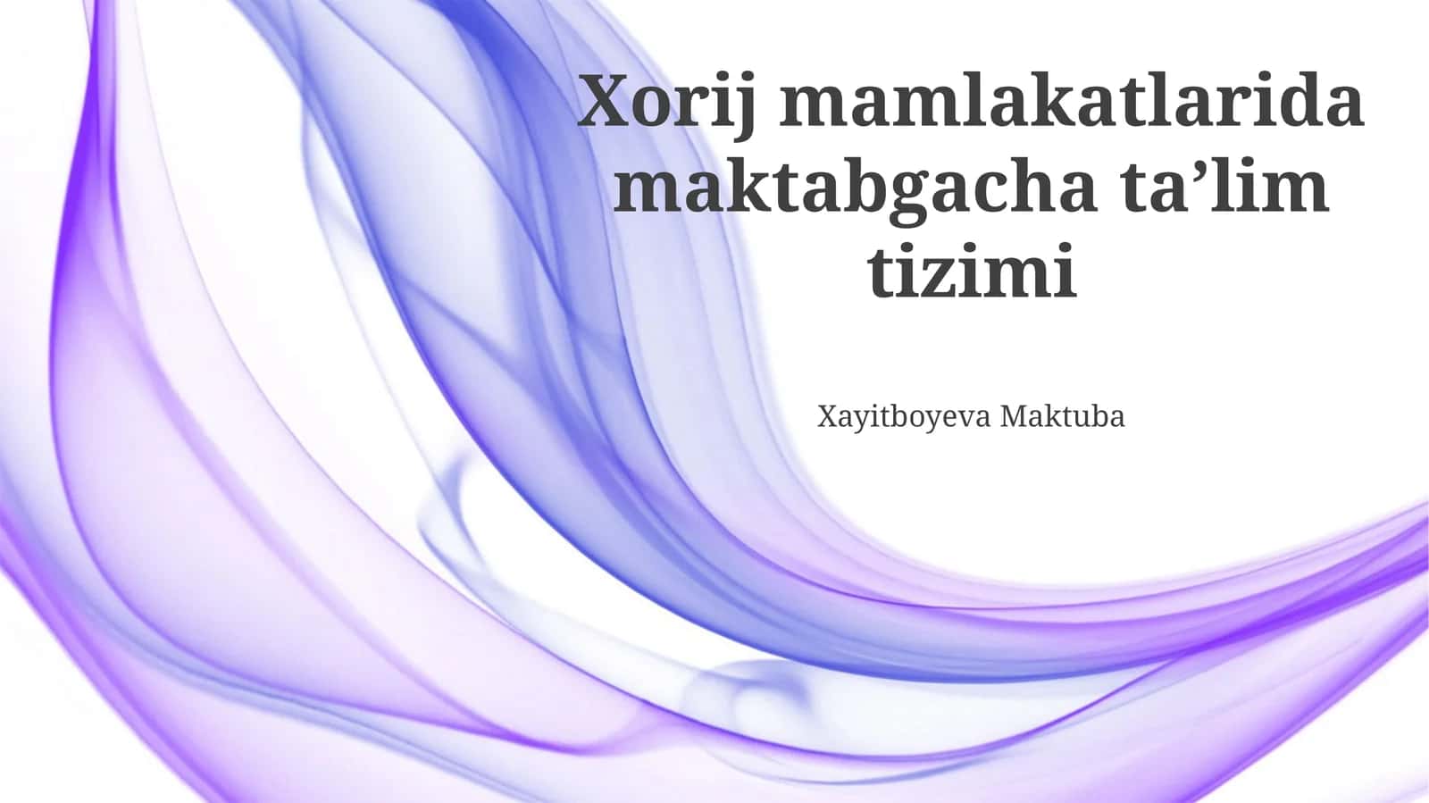 Ta'limning turli modellari