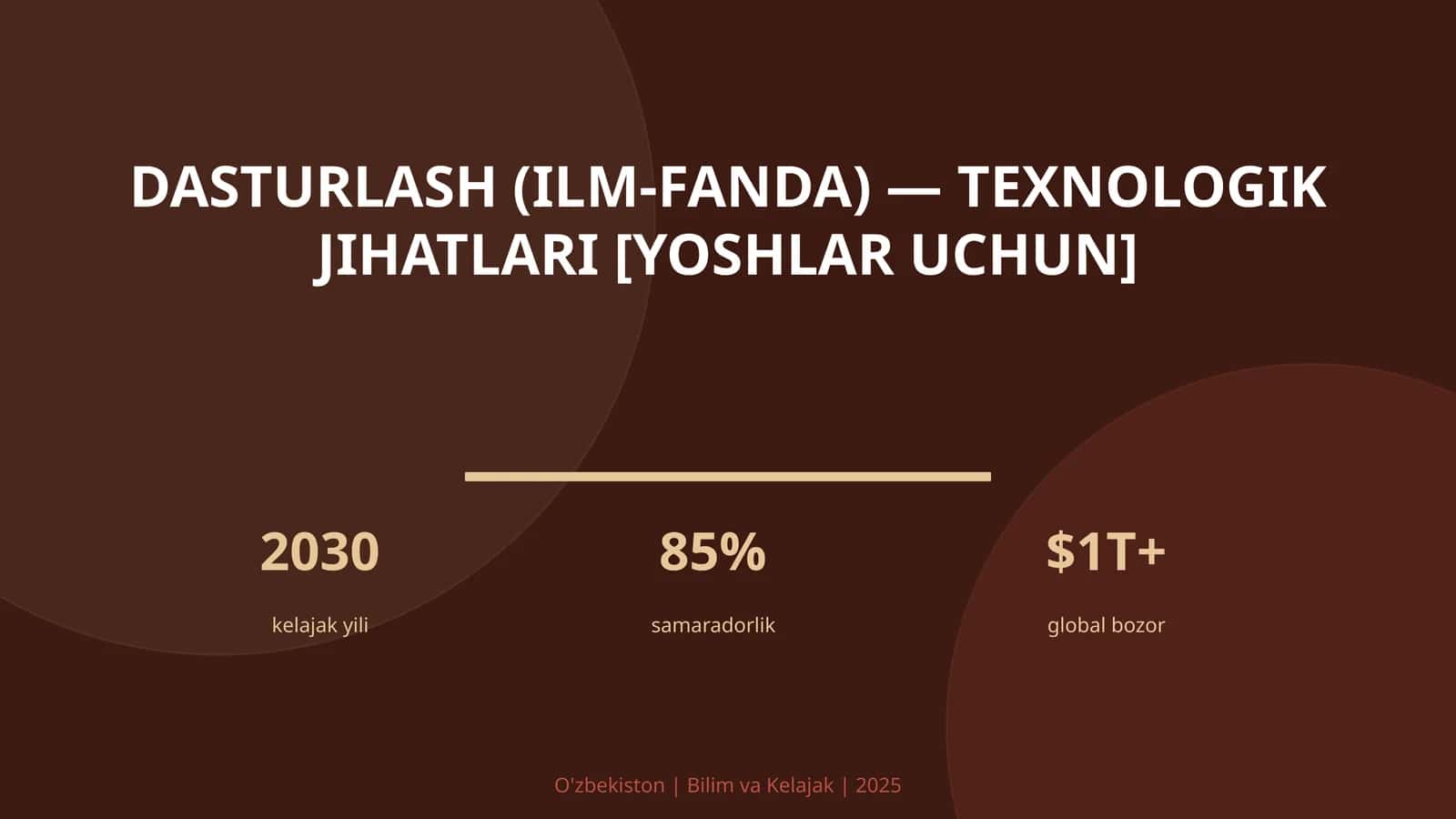 Dasturlash (ilm-fanda) — texnologik jihatlari [yoshlar uchun]