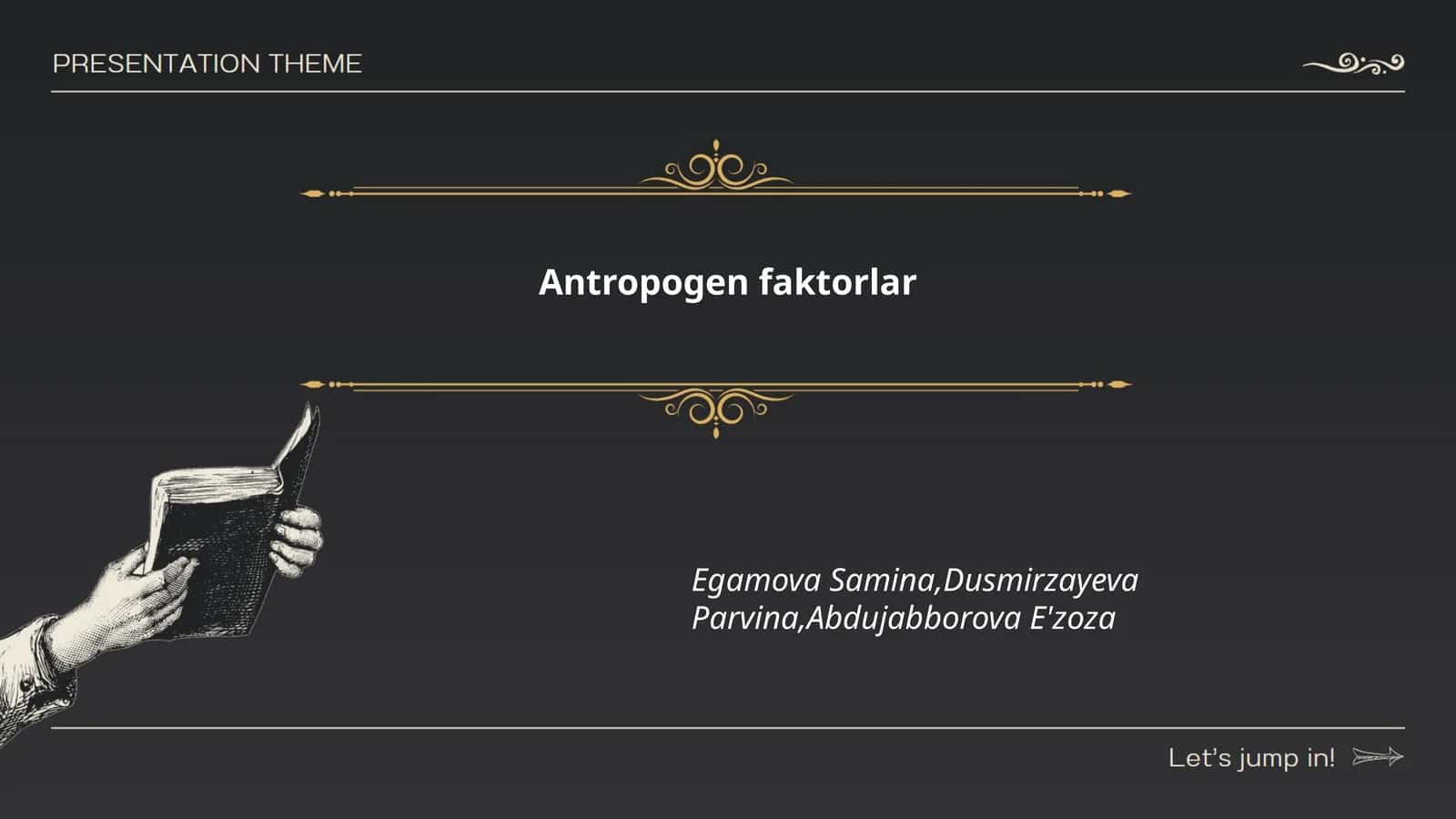 Antropogen faktorlar