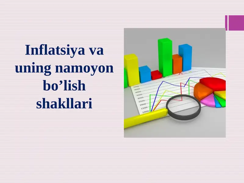 Inflatsiya va uning namoyon bo'lish shakllari