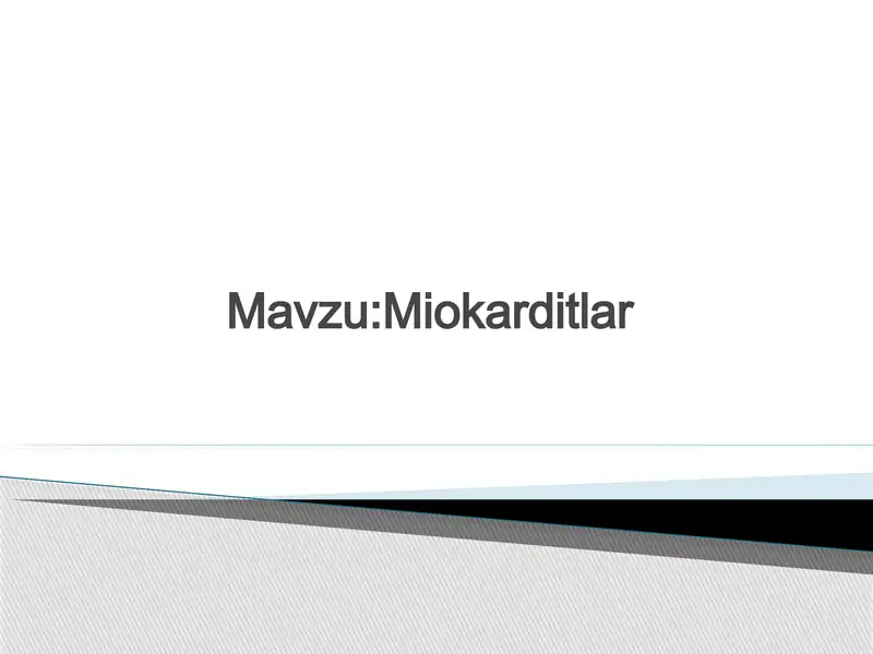 Miokarditlar