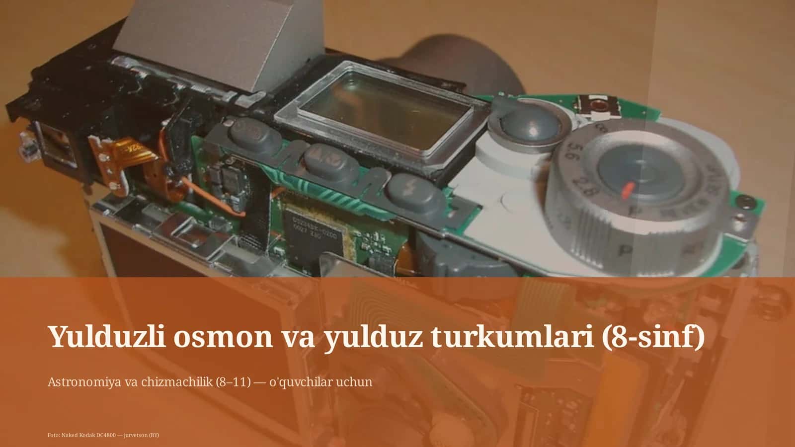 Yulduzli osmon va yulduz turkumlari (8-sinf)