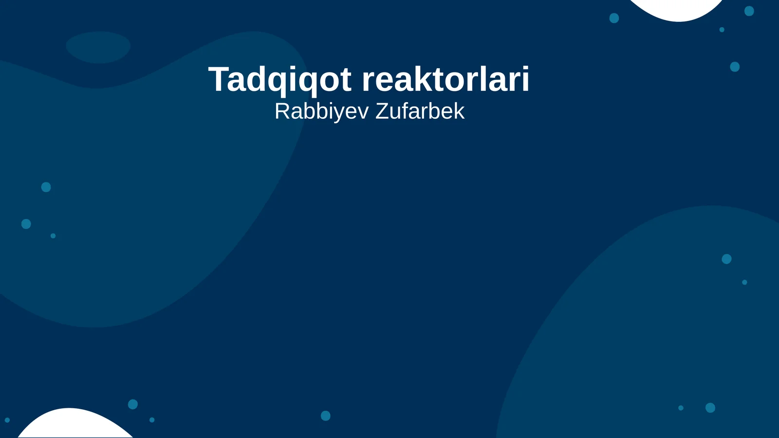 Tadqiqot reaktorlari
