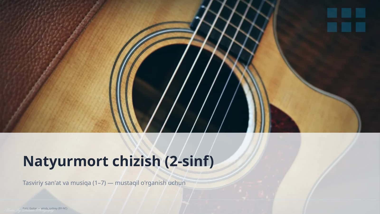 Natyurmort chizish (2-sinf)