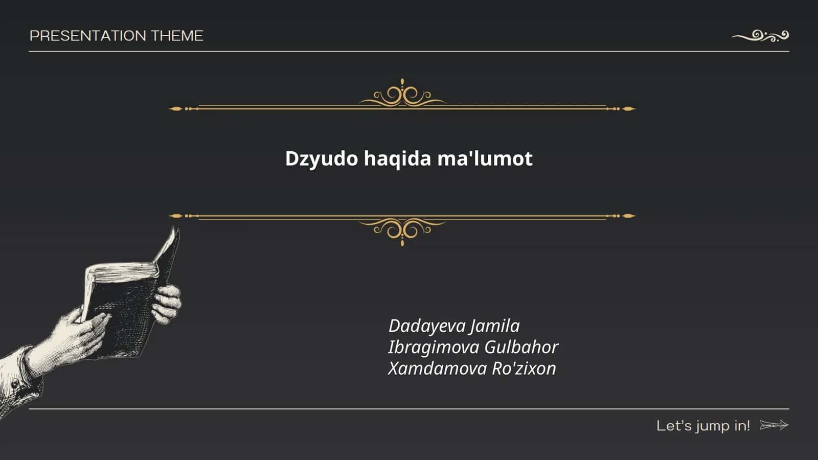 Dzyudo haqida ma'lumot