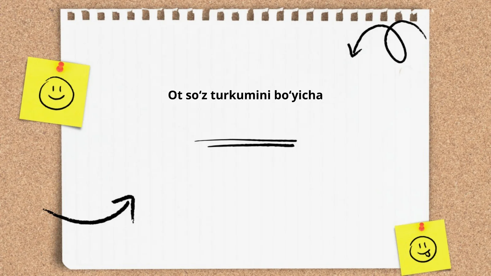 Ot soʻz turkumini boʻyicha