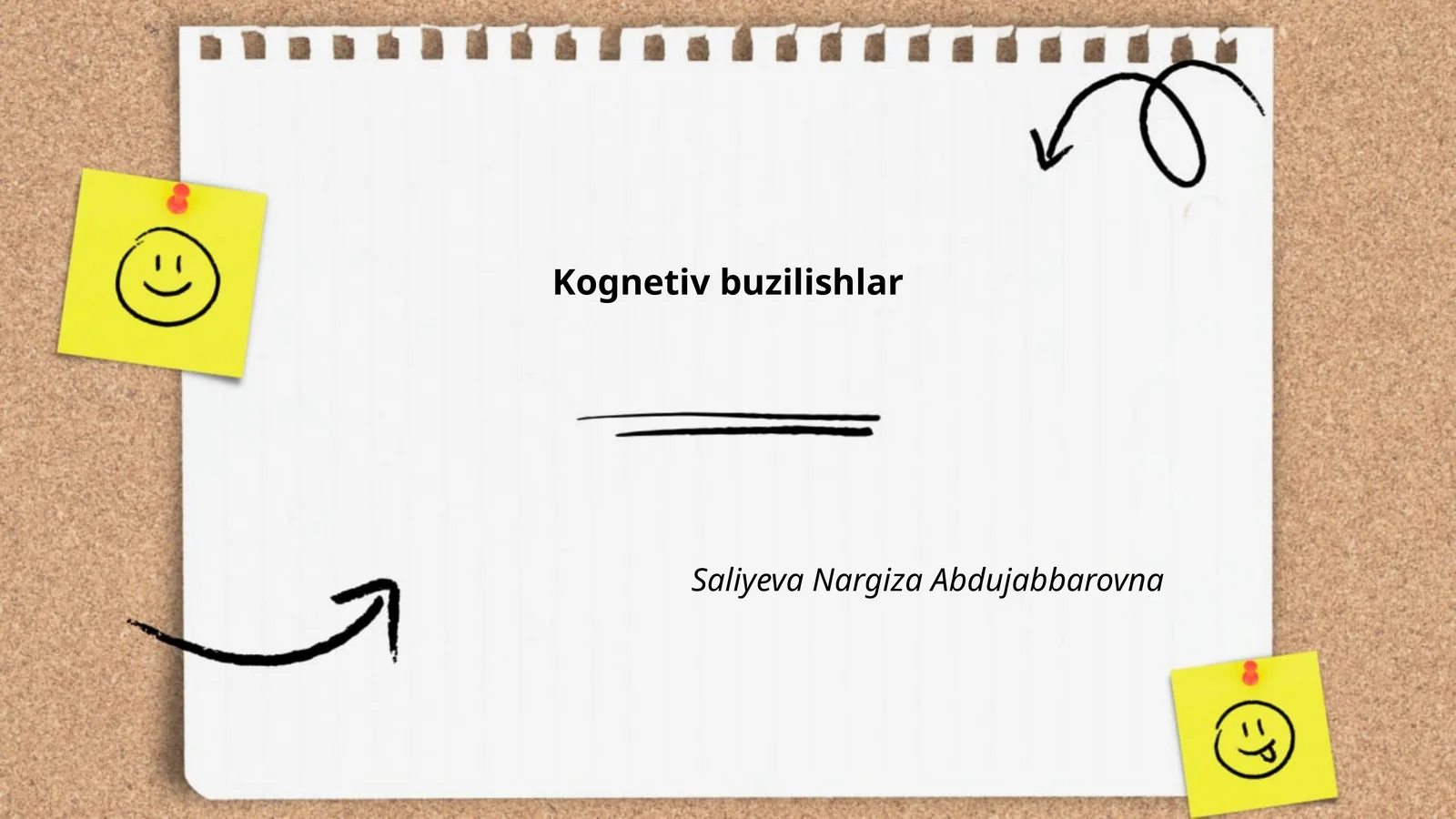 Kognetiv buzilishlar