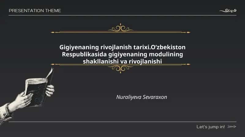 Gigiyenaning rivojlanish tarixi