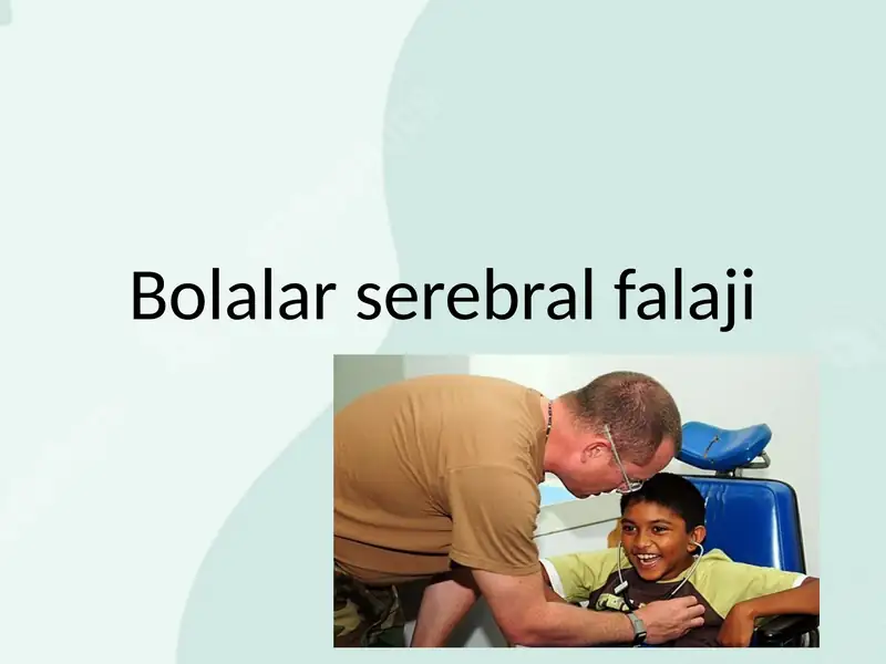 Bolalar serebral falaji