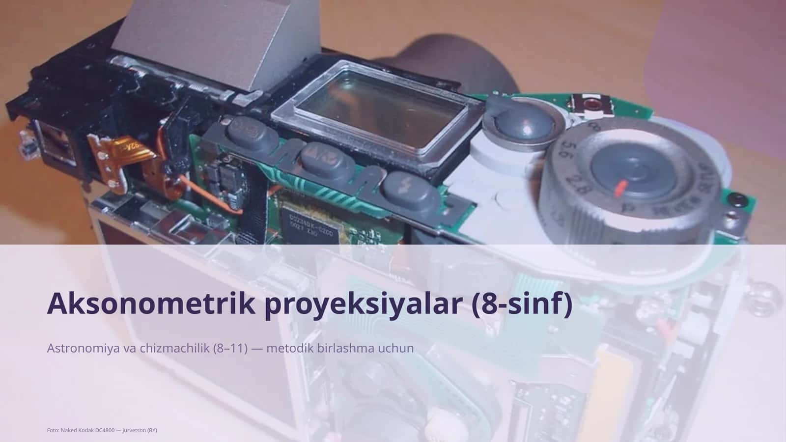 Aksonometrik proyeksiyalar (8-sinf)