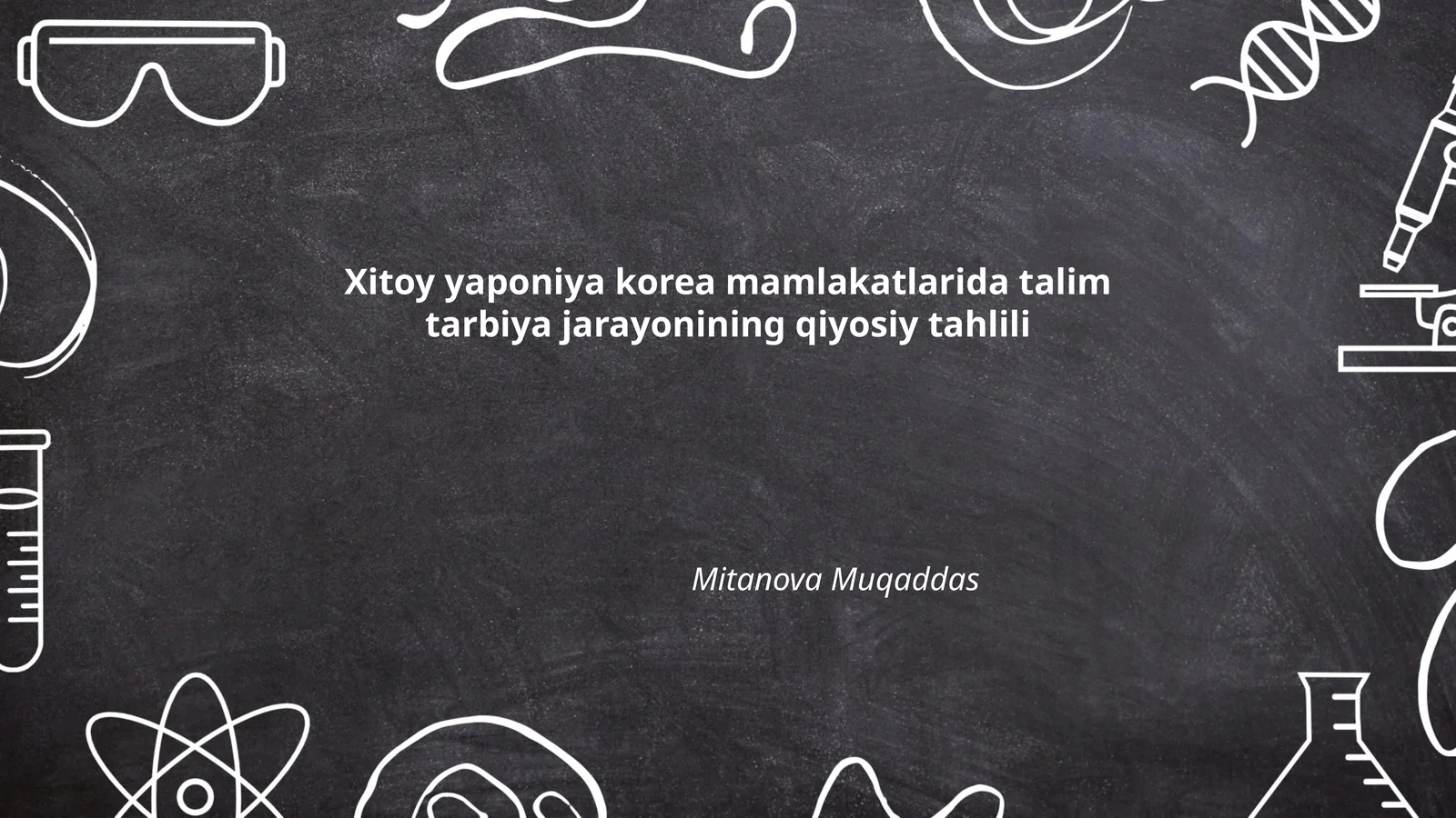 Xitoy yaponiya korea mamlakatlarida talim tarbiya jarayonining qiyosiy tahlili