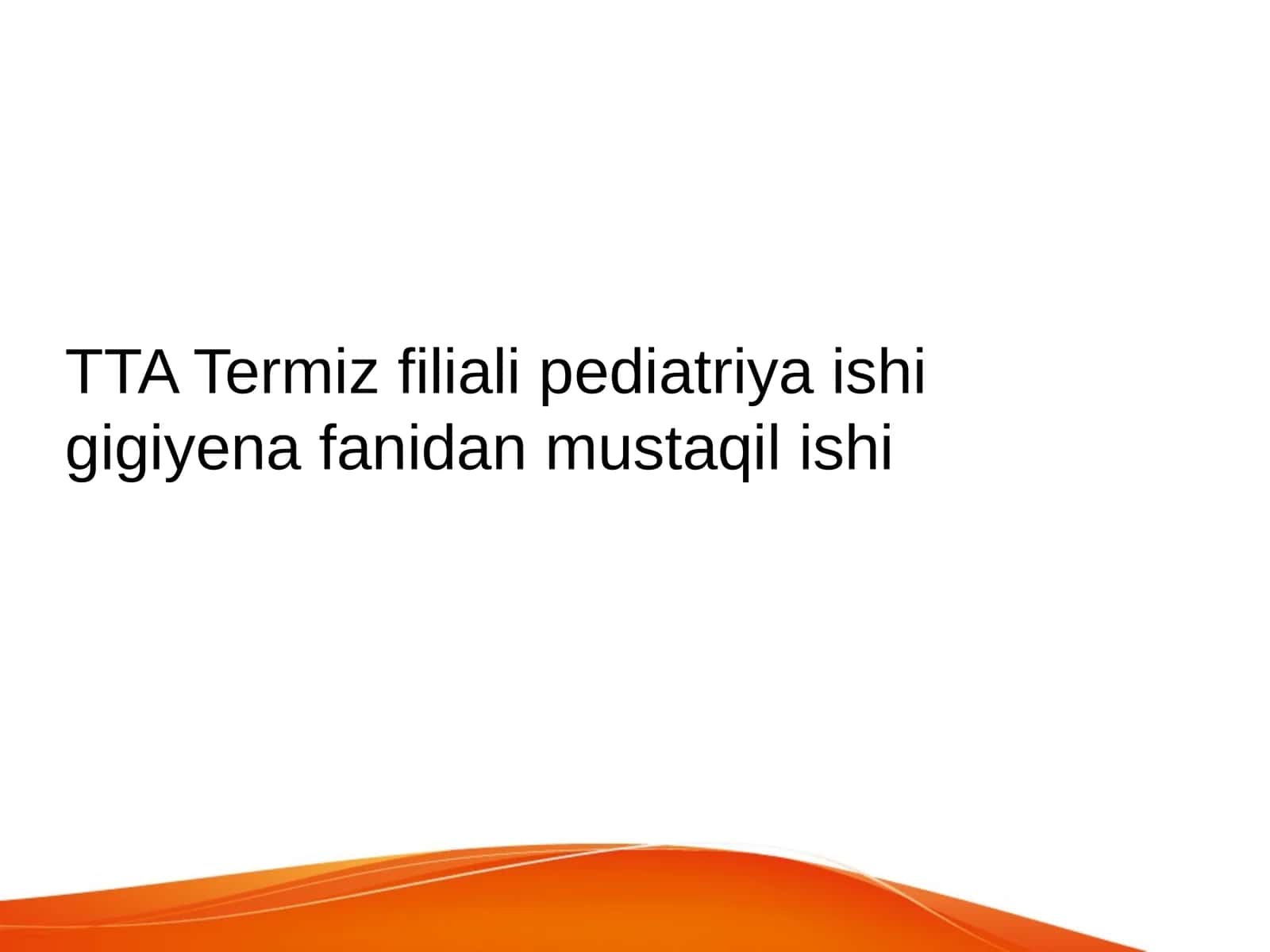 Tuproq gigiyenasi va uning ahamiyati