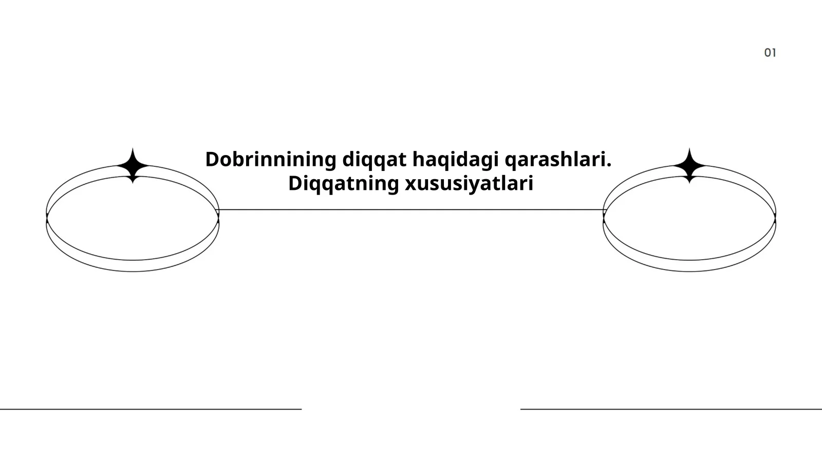 Dobrinnining diqqat haqidagi qarashlari. Diqqatning xususiyatlari