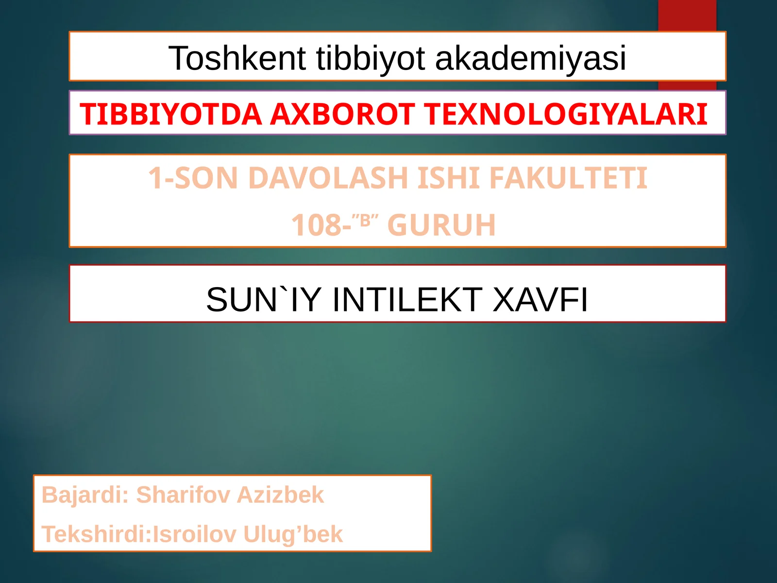 SUN`IY INTILEKT XAVFI