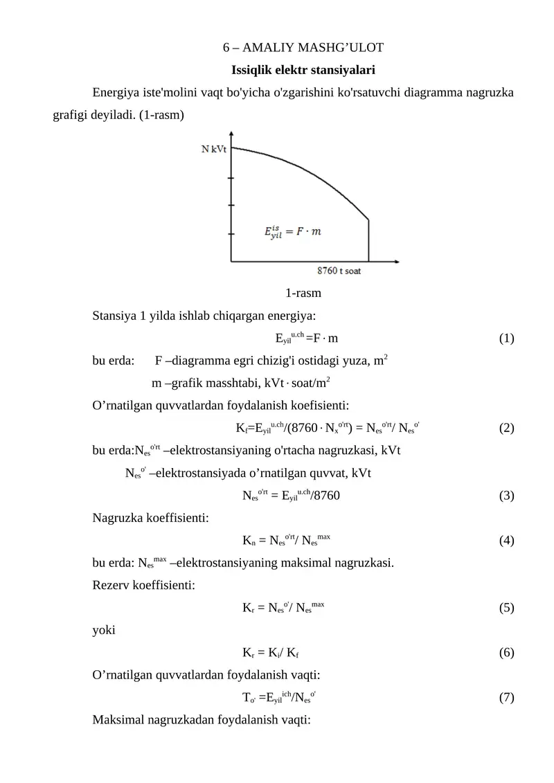 Issiqlik elektr stansiyalari