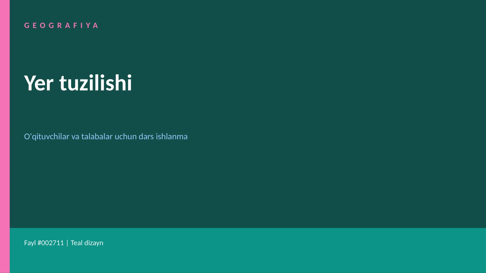 Yer tuzilishi