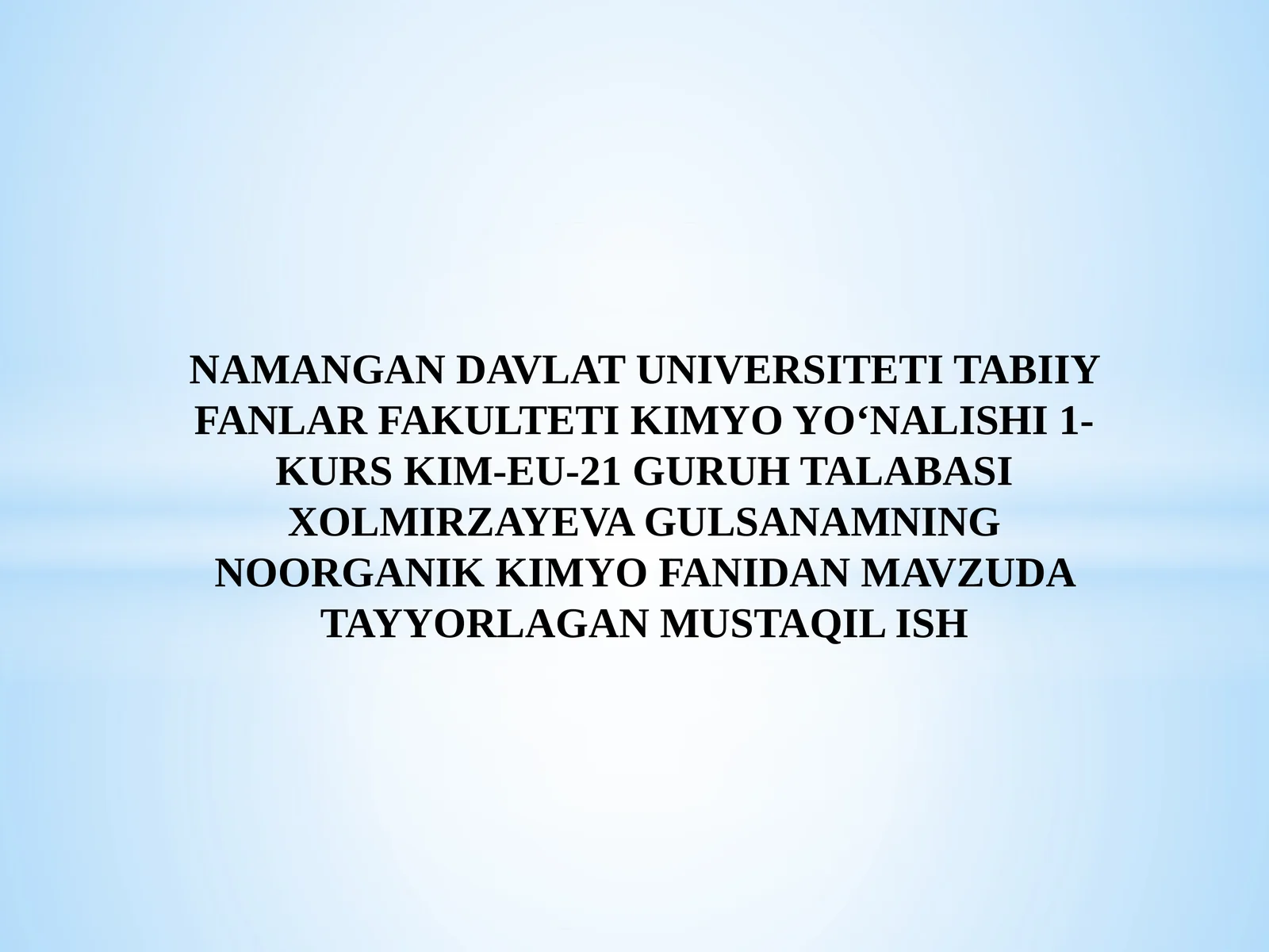 NITRID KISLOTALAR, AZID KISLOTALAR XOSSASI