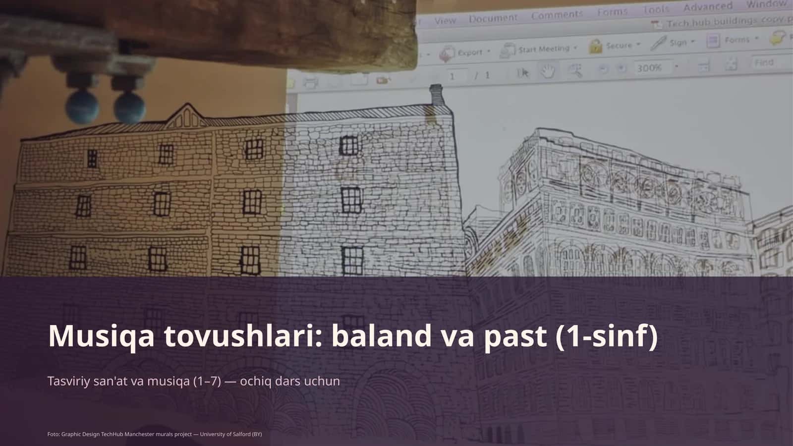 Tasviriy san'at va musiqa (1–7) - ochiq dars uchun