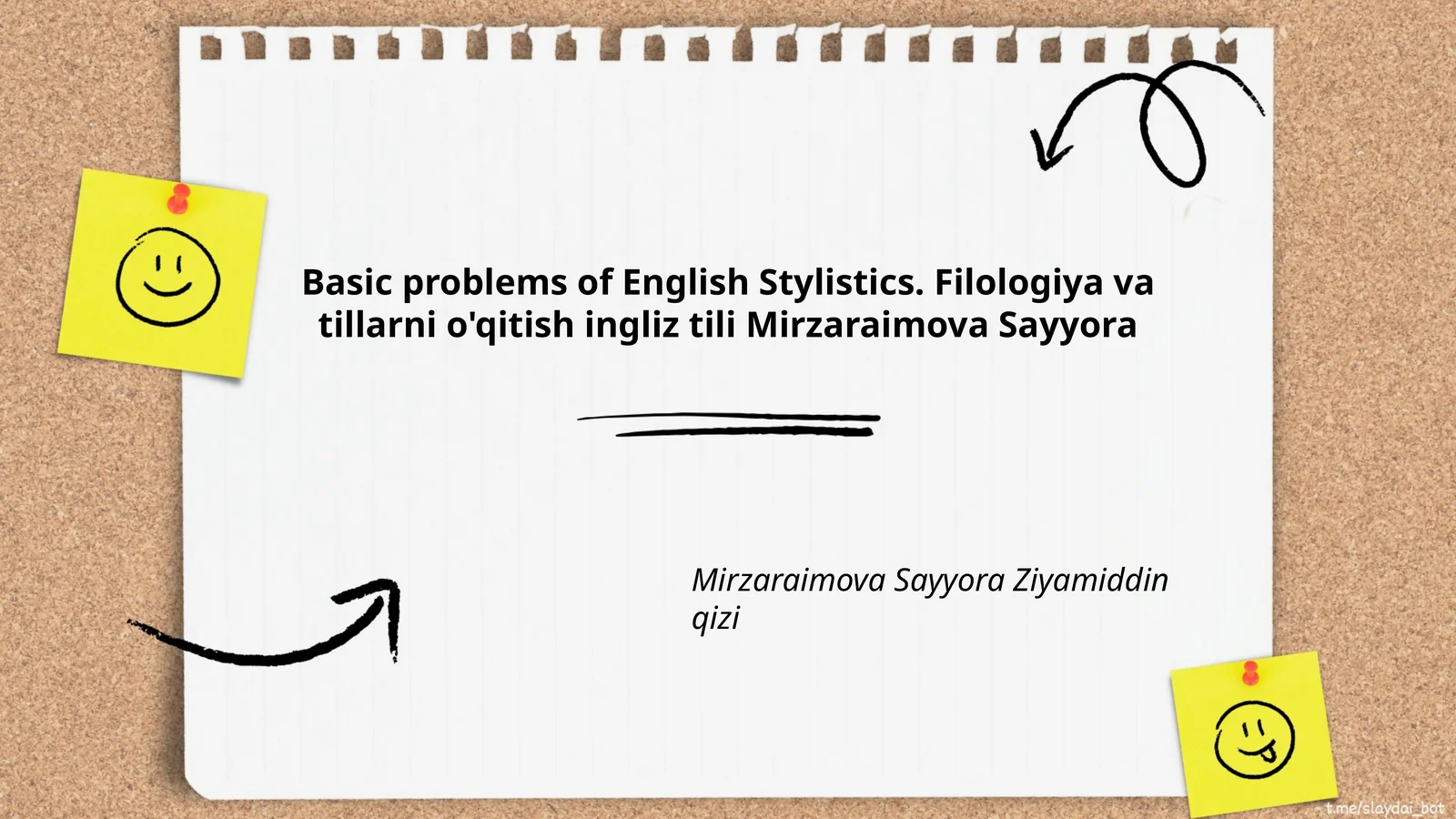 Basic problems of English Stylistics