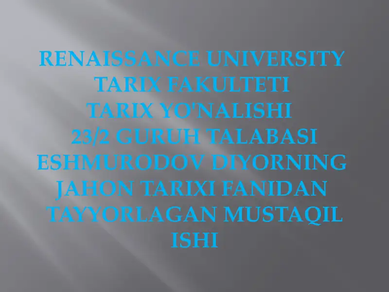 Arabiston yarim orolining qadimgi davlatlari