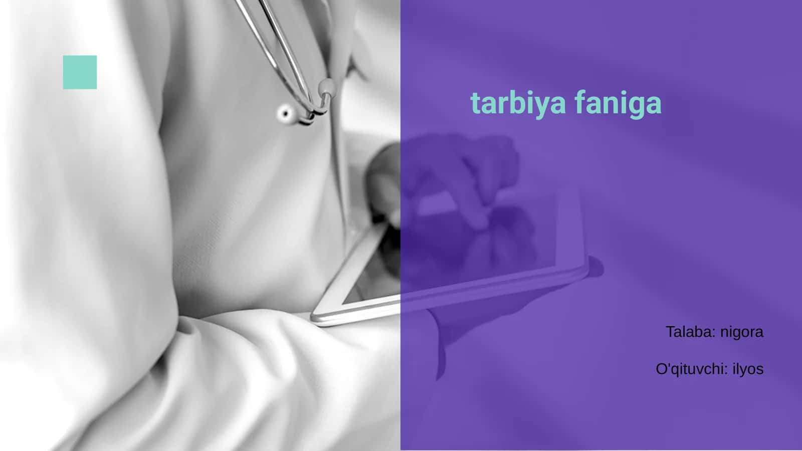 Tarbiya faniga asoslari
