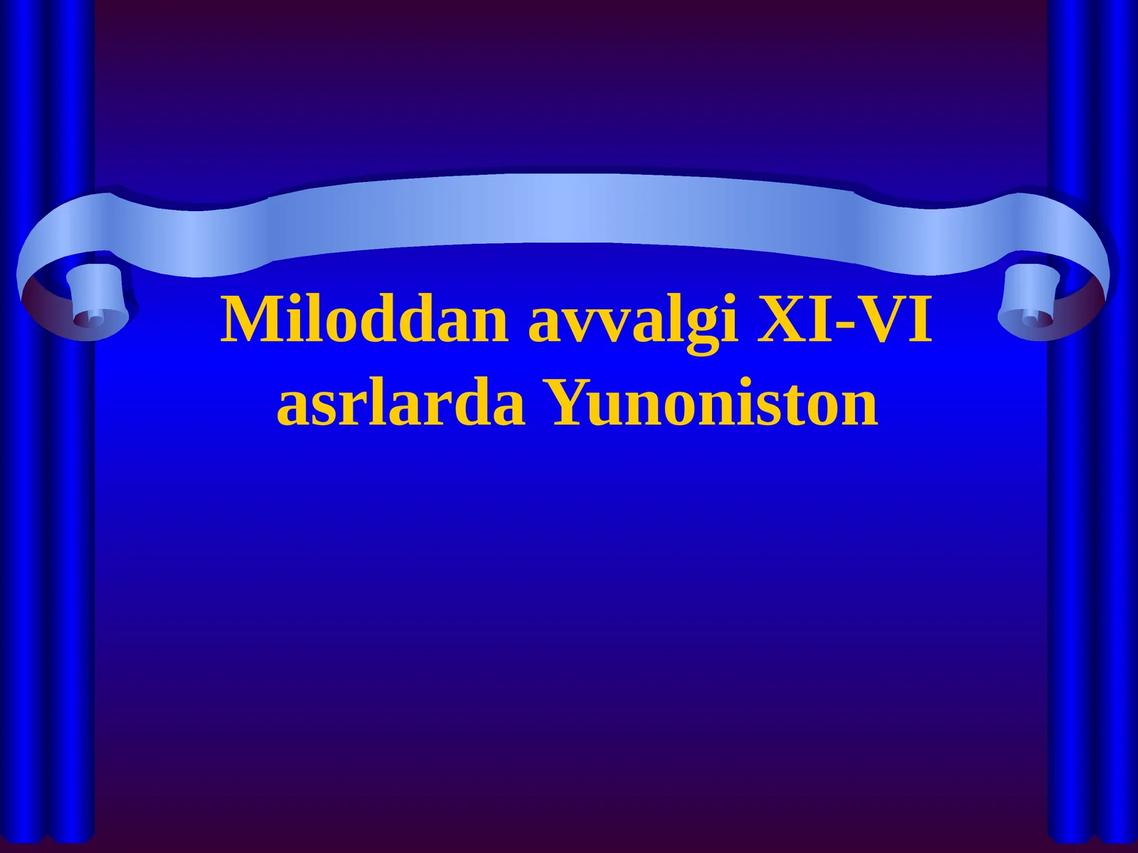 Yunoniston Tarixi